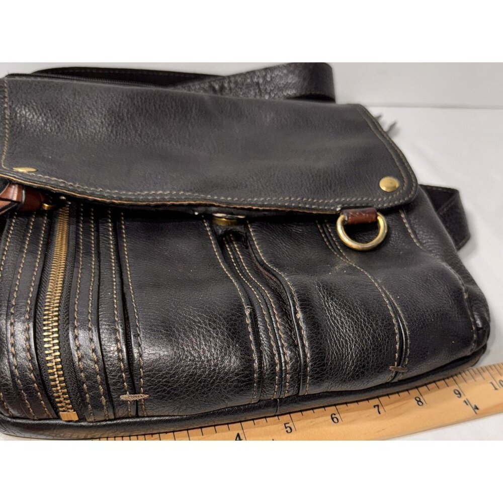 Fossil Morgan Traveler Cowhide Leather Large Crossbody Bag ZB4799 - Picture 10 of 12